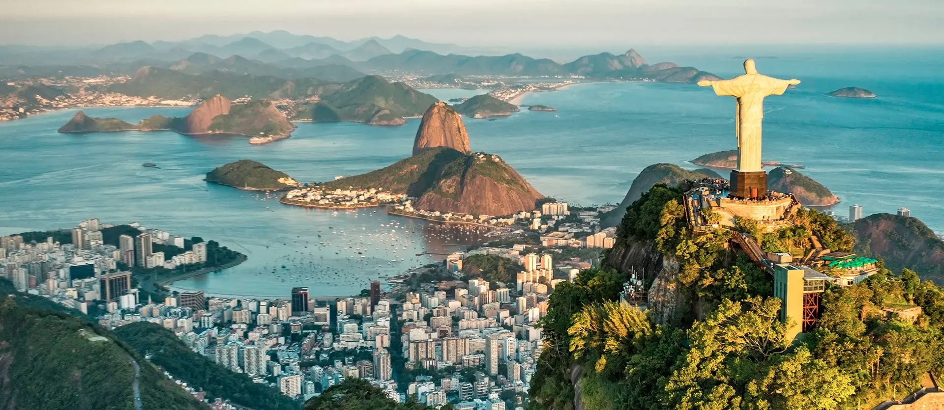 Sunset view of Rio de Janeiro