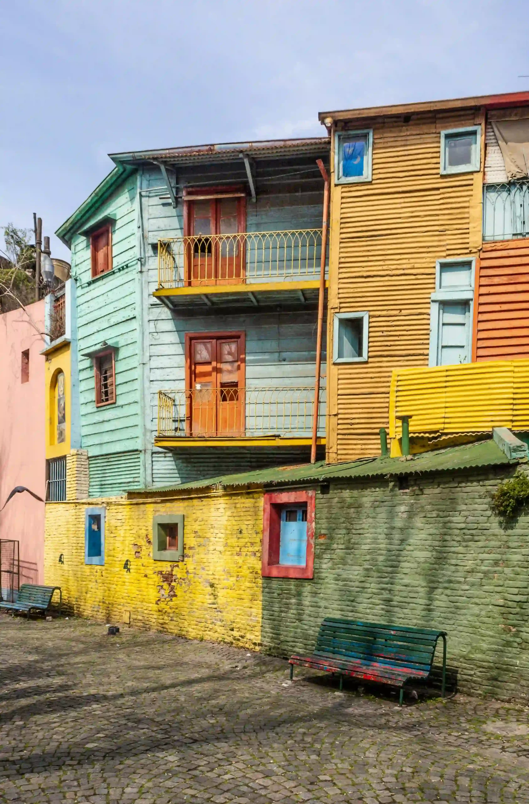 The colorful buildings of La Boca in Buenos Aires, representing vibrant culture on Argentina holidays.